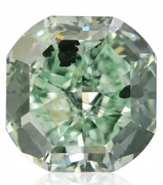 fancy intense bluish green loose diamond