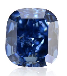 Leibish company Fancy Vivid Blue Diamond