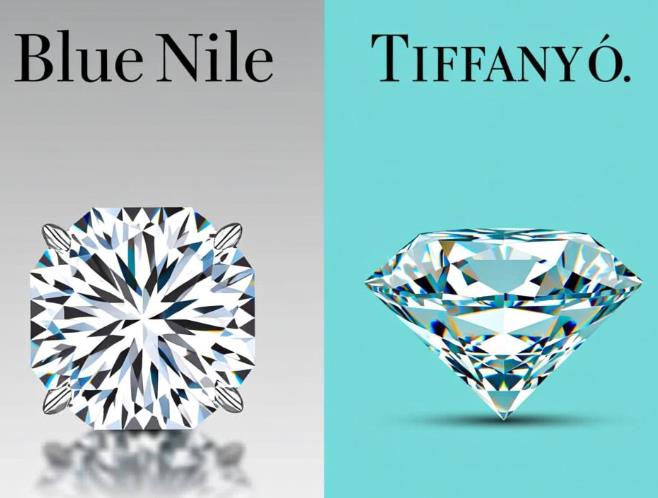 Blue Nile VS Tiffany鑽石對比